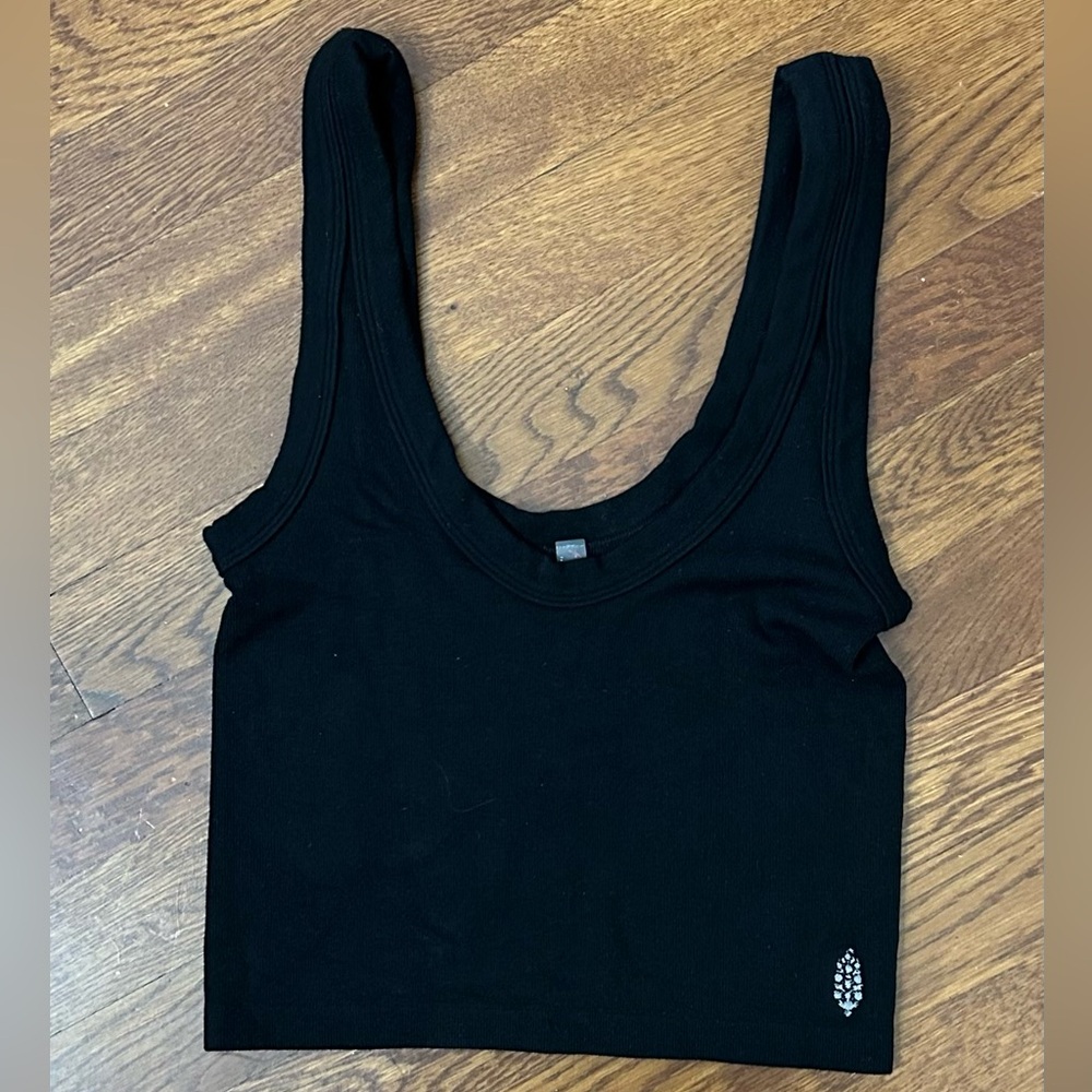 FP Movement by Free People Black Crop Top